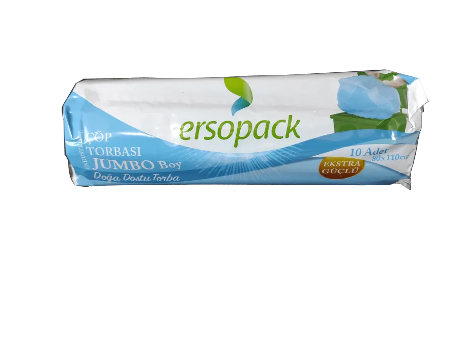 Ersopack Çöp Poşeti Jumbo Boy Siyah