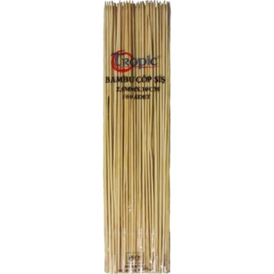 30 cm Çöp Şiş 100'lü