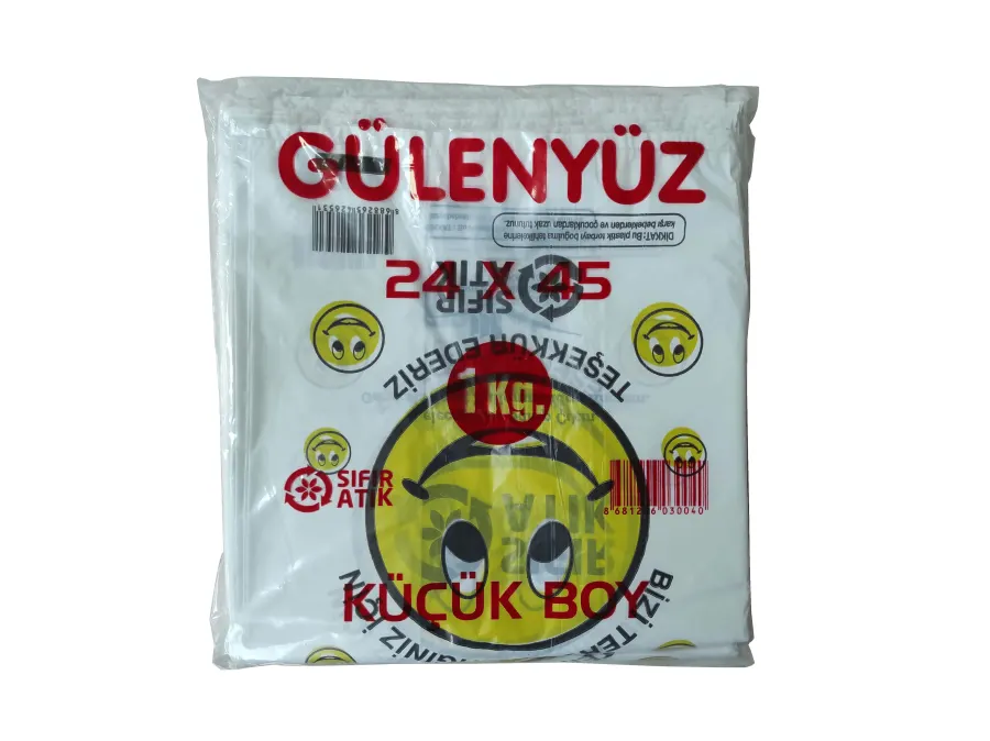 Gülen Yüz Poşet Küçük Boy