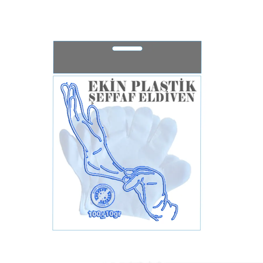 Ekin Plastik Şeffaf Eldiven