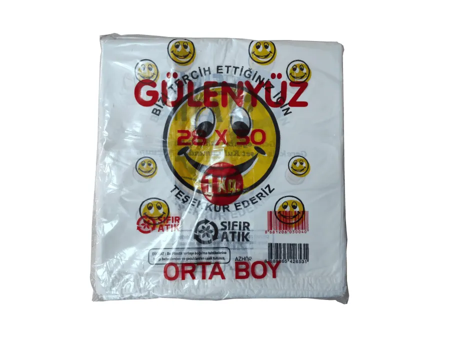 Gülen Yüz Poşet Orta Boy