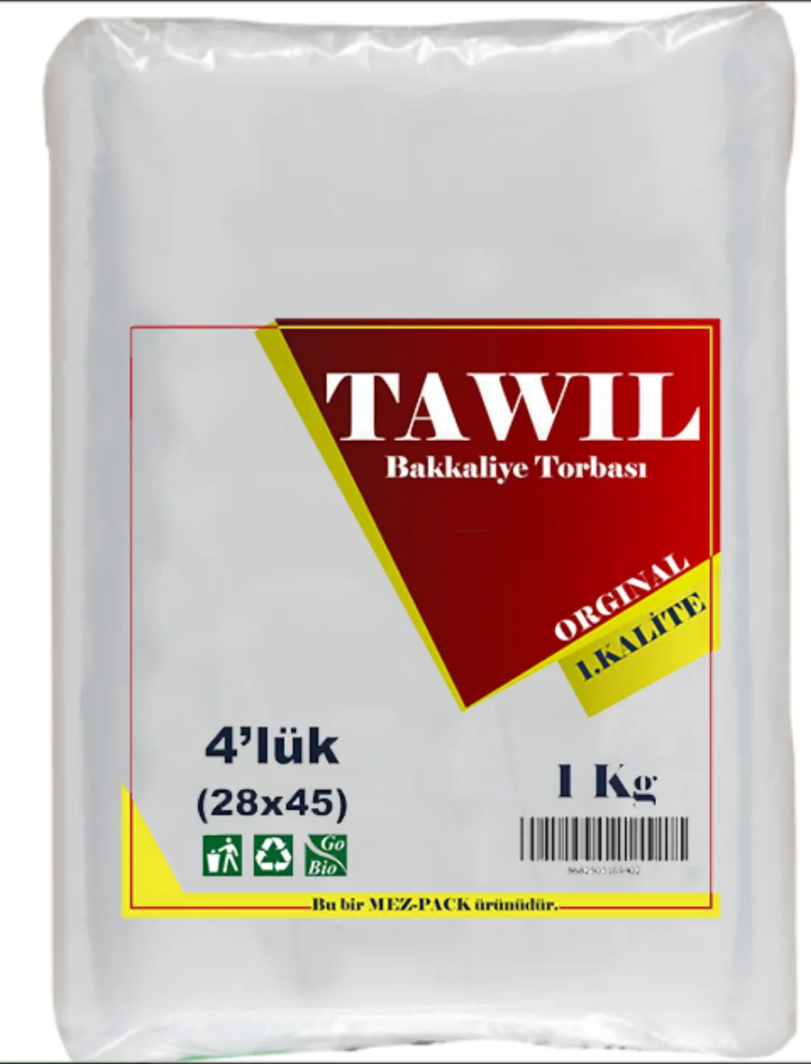 Tawıl 28x45 (4'lük) Naylon Torba