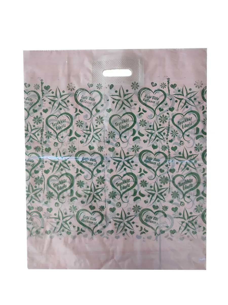 Desenli Takviyeli Poşet (33x45)