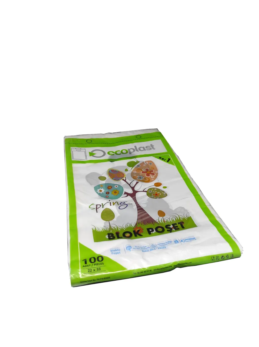 Ecoplast Baskılı Mini 1 Numara ( 22x33) Beyaz