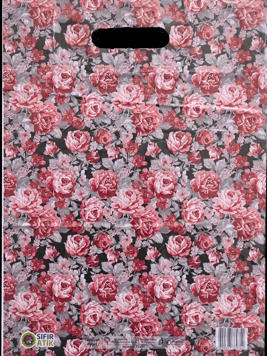 Ecoplast 33x 45 Desenli Takviyeli Poşet