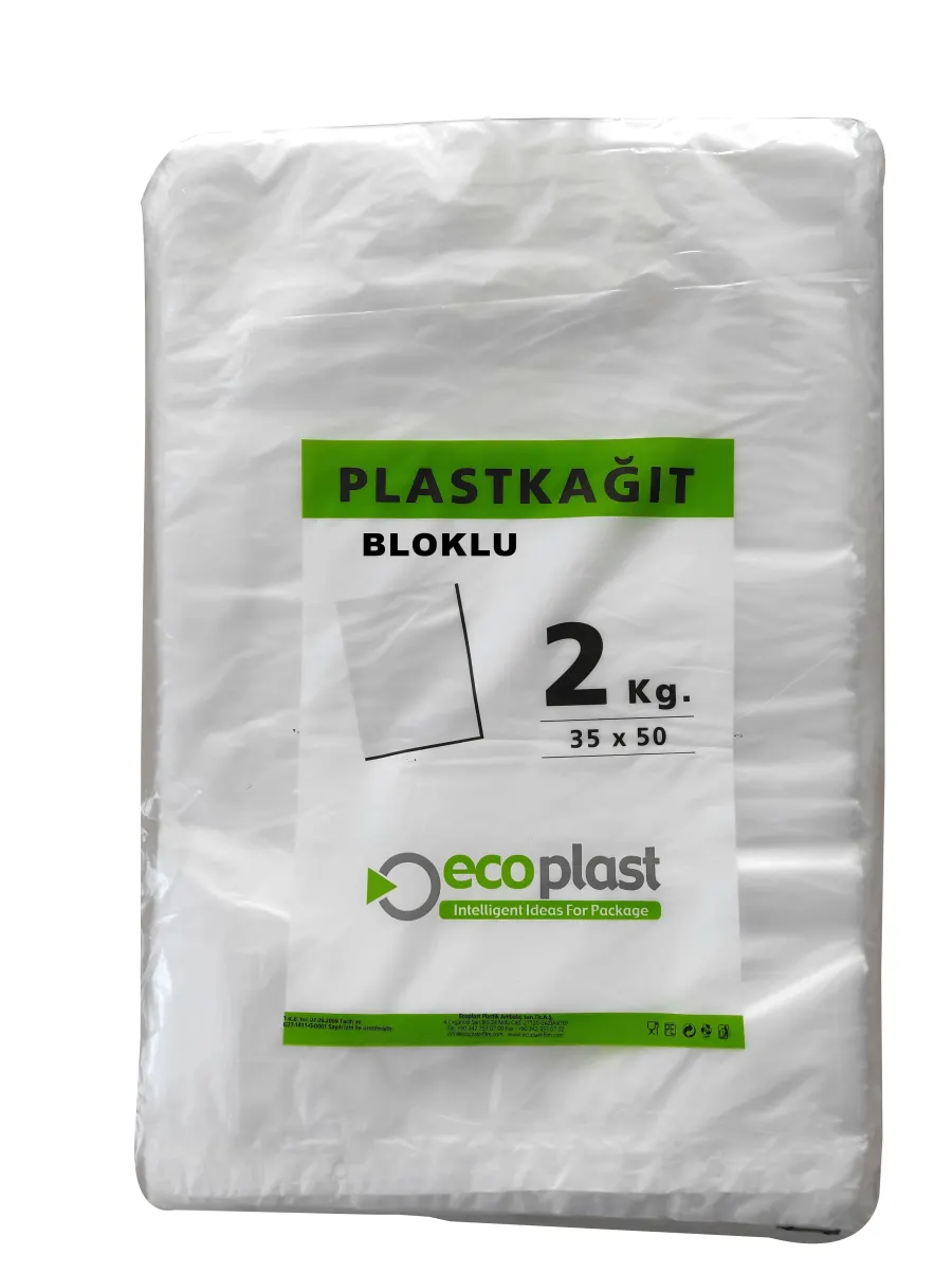 Ecoplast Bloklu Plast Kağıt